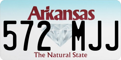 AR license plate 572MJJ