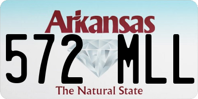 AR license plate 572MLL