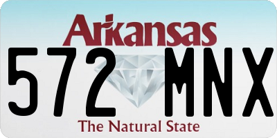 AR license plate 572MNX