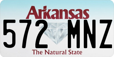 AR license plate 572MNZ