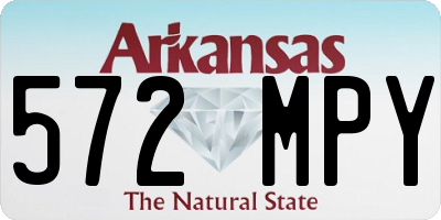 AR license plate 572MPY