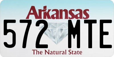 AR license plate 572MTE