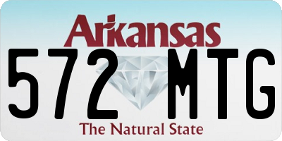 AR license plate 572MTG