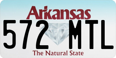 AR license plate 572MTL