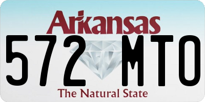 AR license plate 572MTO