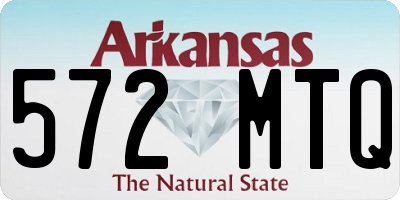 AR license plate 572MTQ