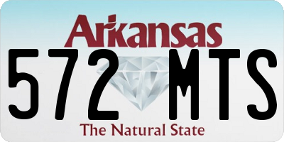AR license plate 572MTS