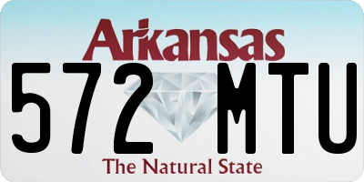 AR license plate 572MTU