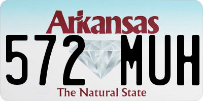 AR license plate 572MUH