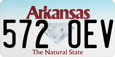 AR license plate 572OEV
