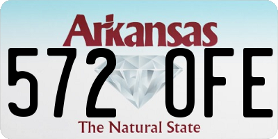 AR license plate 572OFE
