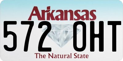 AR license plate 572OHT