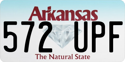AR license plate 572UPF