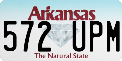 AR license plate 572UPM