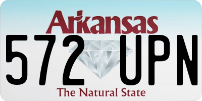 AR license plate 572UPN