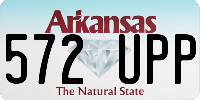 AR license plate 572UPP