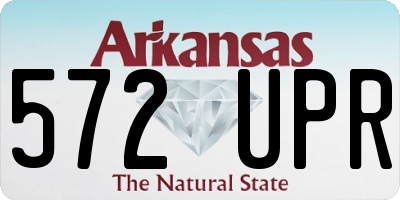 AR license plate 572UPR
