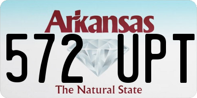 AR license plate 572UPT