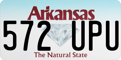 AR license plate 572UPU