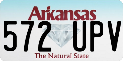 AR license plate 572UPV