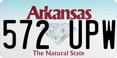 AR license plate 572UPW