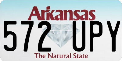 AR license plate 572UPY