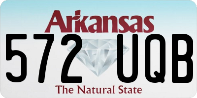AR license plate 572UQB
