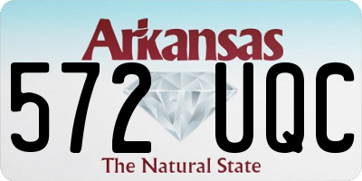 AR license plate 572UQC