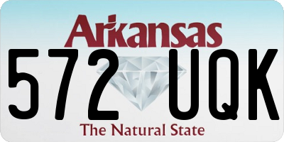 AR license plate 572UQK