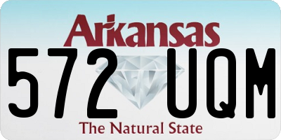 AR license plate 572UQM