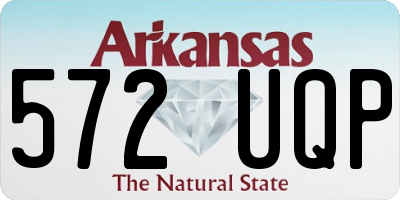 AR license plate 572UQP