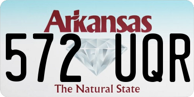 AR license plate 572UQR
