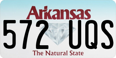 AR license plate 572UQS