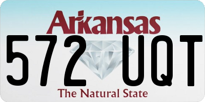 AR license plate 572UQT
