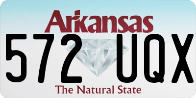 AR license plate 572UQX