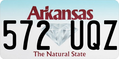 AR license plate 572UQZ