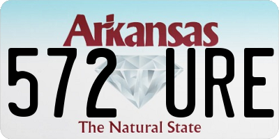 AR license plate 572URE