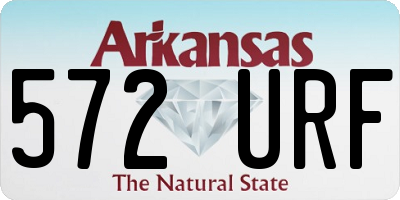 AR license plate 572URF