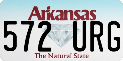 AR license plate 572URG