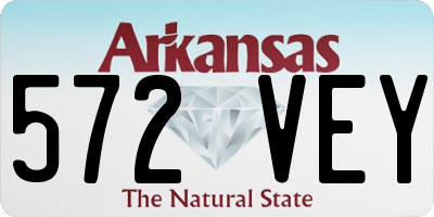 AR license plate 572VEY