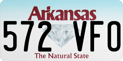 AR license plate 572VFO