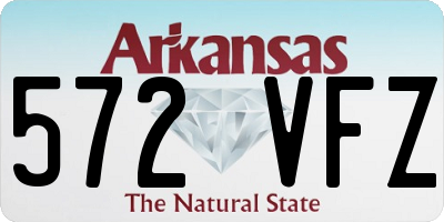 AR license plate 572VFZ