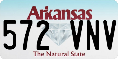 AR license plate 572VNV