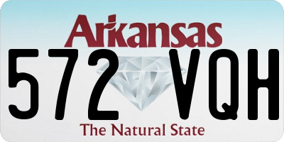 AR license plate 572VQH