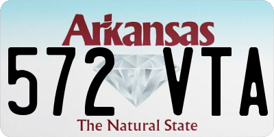 AR license plate 572VTA