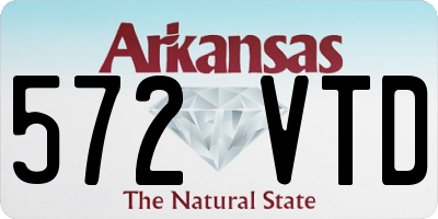 AR license plate 572VTD