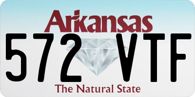AR license plate 572VTF