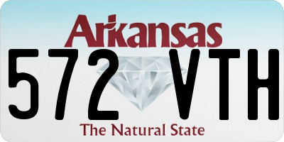AR license plate 572VTH