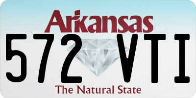 AR license plate 572VTI