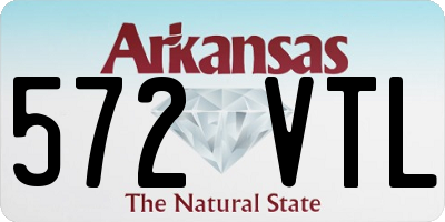 AR license plate 572VTL